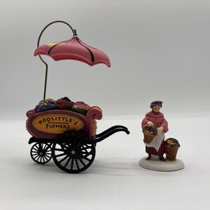 Department 56 1993 Heritage Village Chelsea Market Flower Monger & Cart 5815-7
